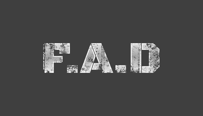 distressed logo padded