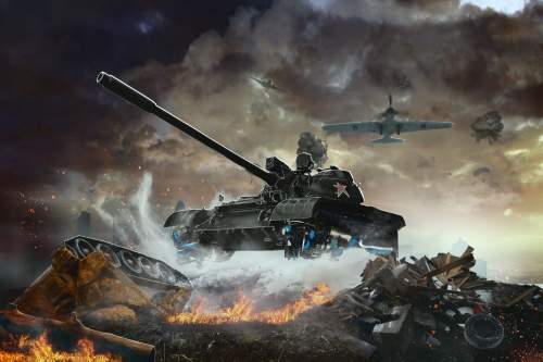 Weird War Hover Tank In Wargame